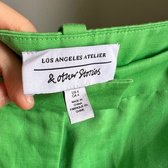 & Other Stories Green Pants in size 4 - Picture 9 of 16